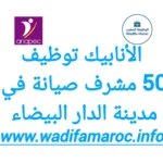 الانابيك : توظيف 50 مشرف صيانة في مدينة – الدار البيضاء